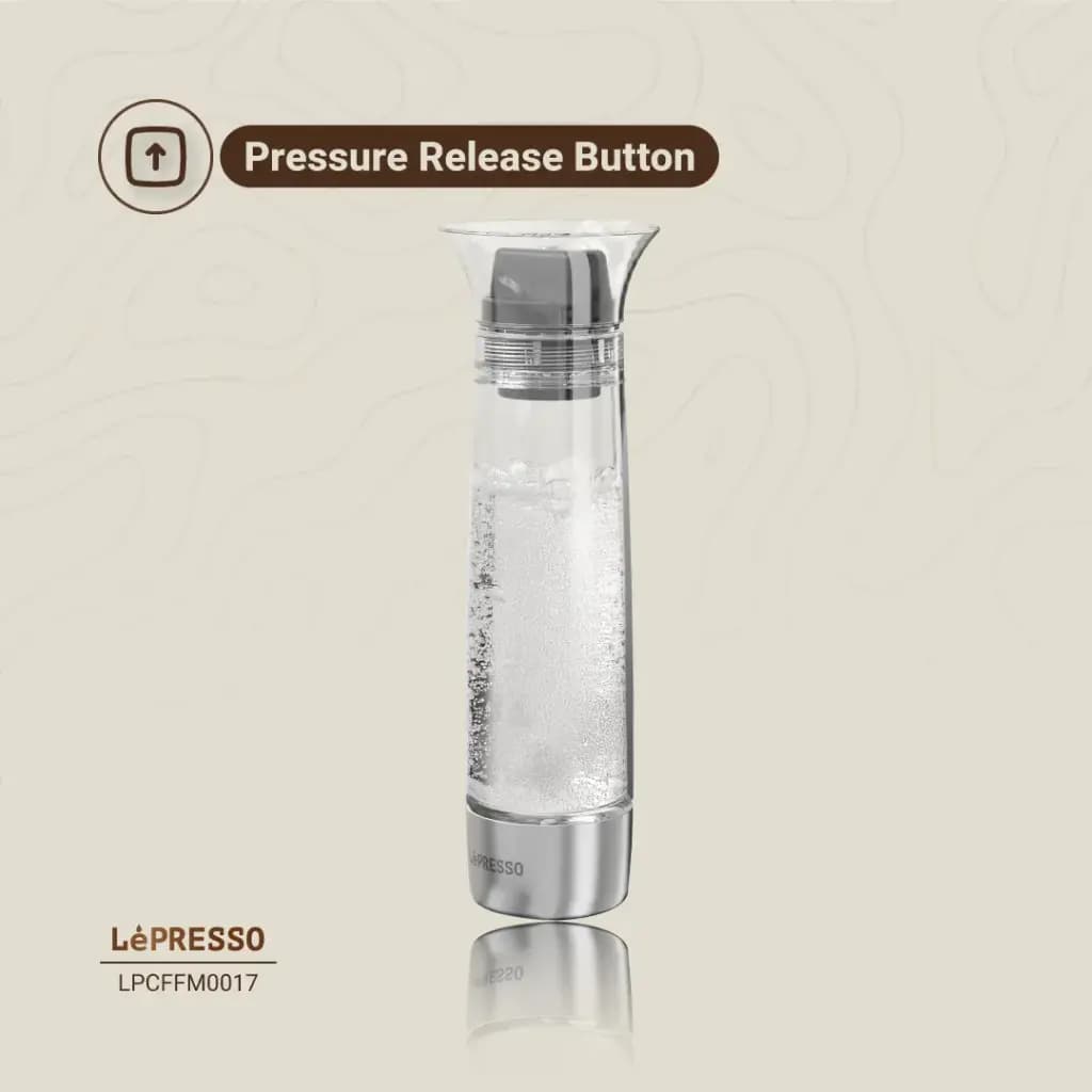 دستگاه سوداساز فوری 800 میلی لیتری لپرسو(LPCFFM0017)Lepresso Carbonator Instant Sparkling Water 800mL – Black — تصویر ۷
