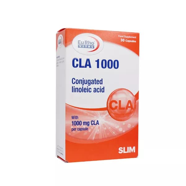 کپسول سی ال ای 1000 CLA یوروویتال 30 عدد | چربی سوز و لاغری