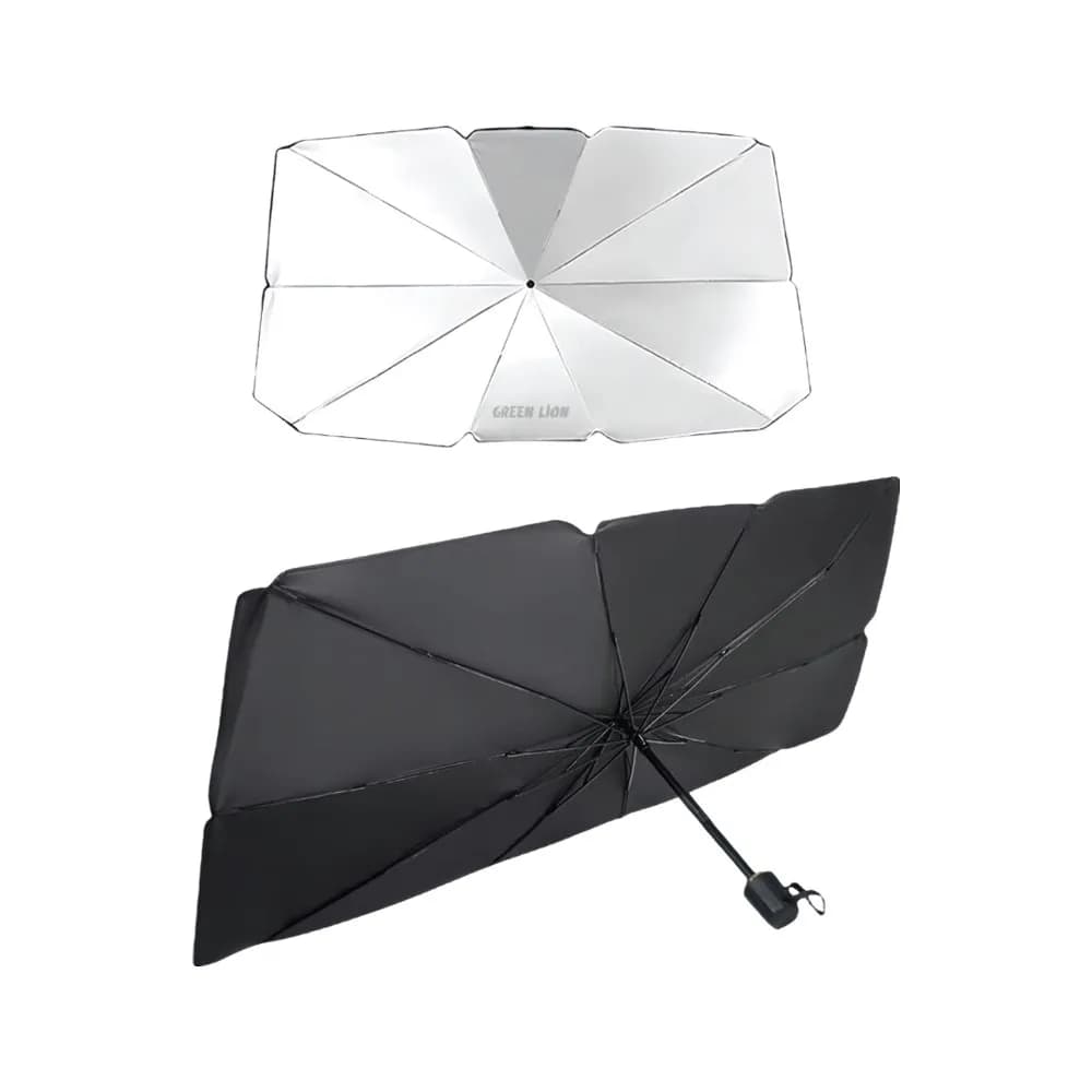 چتر آفتابگیر شیشه جلو خودرو گرین لاین(GNCWNSHDUMB)Green lion Car Windshield Umbrella – Black
