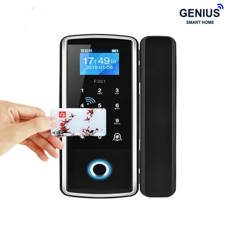 قفل دیجیتال شیشه سکوریت HomeLock مدل G330