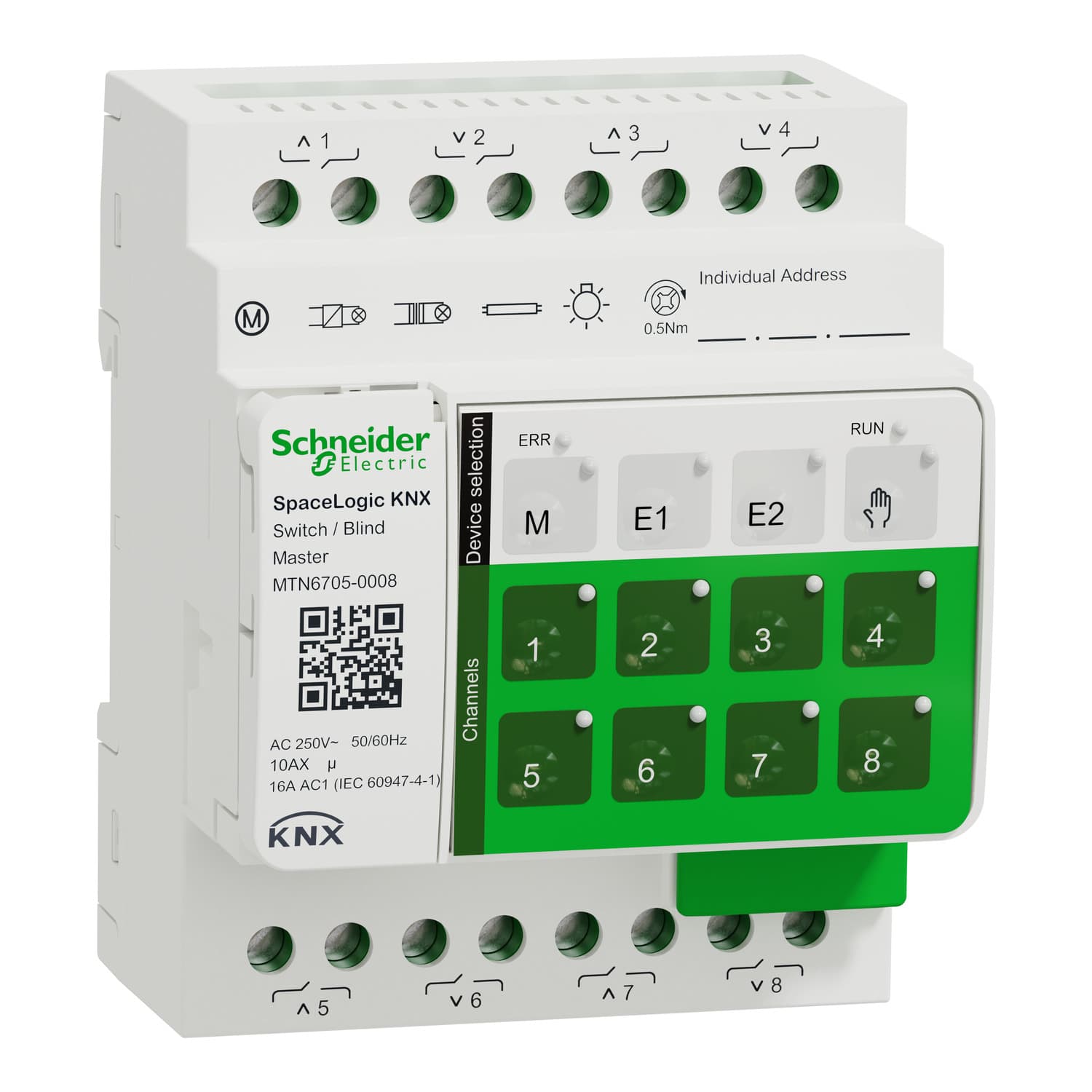 رله اشنایدر مدل ۸ کانال مستر KNX