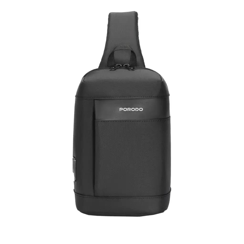 کیف تک بند و کراس بادی پرودو ( PD-LFST124)Porodo Crossbody Bag – Black