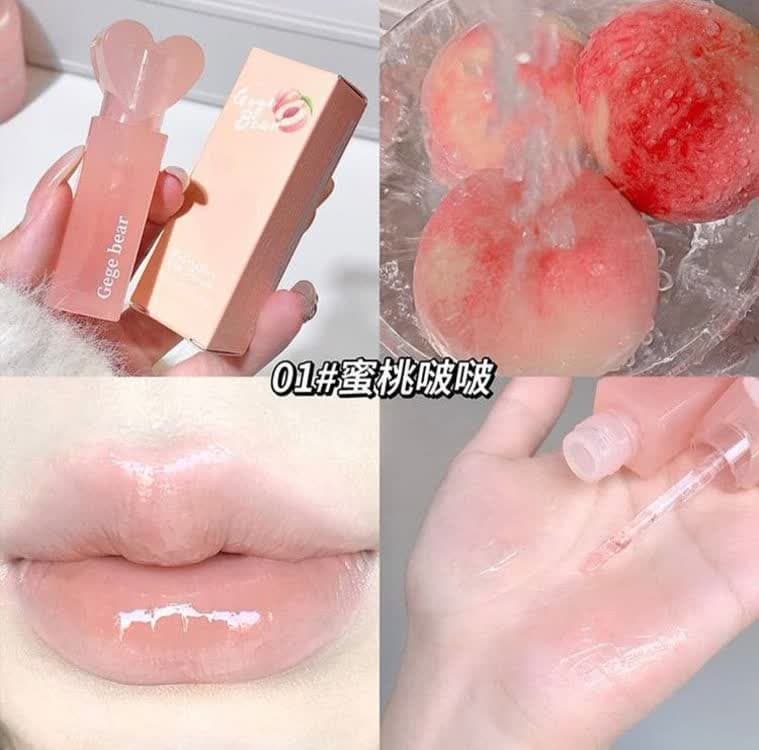 کرم لب مایع و آبرسان میوه ای Gege Bear وارداتی — تصویر ۶