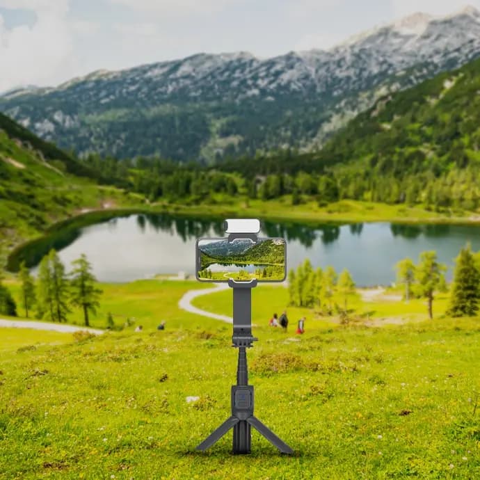 گیمبال و استابلایزر دو محوره پرودو(PD-LFST034)Porodo 2-Axis Gimbal Stablizer – Black — تصویر ۶