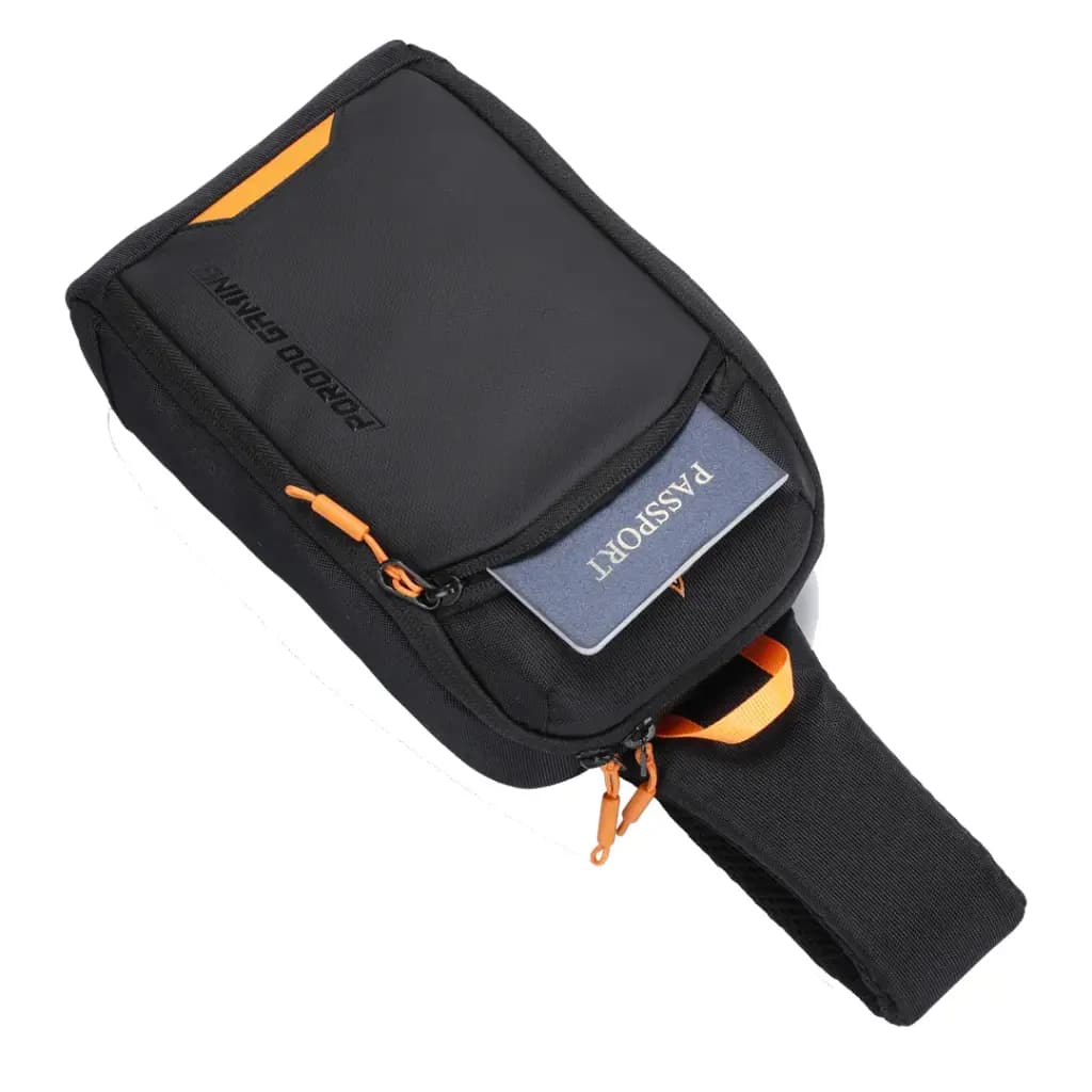 کیف تک بند و کراس بادی پرودوگیمینگ(PDX557)Porodo Gaming Crossbody Bag – Black — تصویر ۵