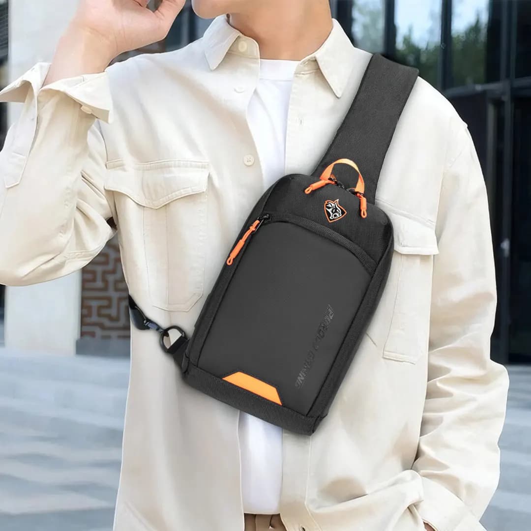 کیف تک بند و کراس بادی پرودوگیمینگ(PDX557)Porodo Gaming Crossbody Bag – Black — تصویر ۲