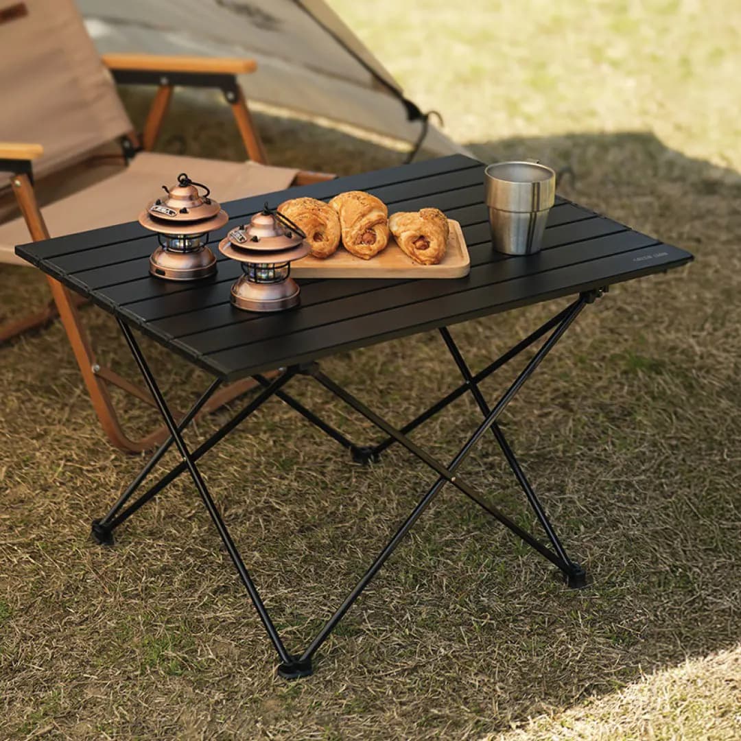 میز کمپینگ تاشو گرین لاین(GNFLDCMPTBBK)Green Lion Foldable Camping Table – Black — تصویر ۲