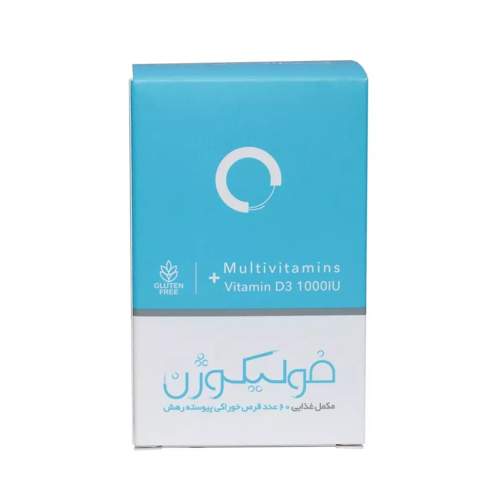 قرص فولیکوژن اروند فارمد 60 عدد | تقویت رشد مو و سلامت مو