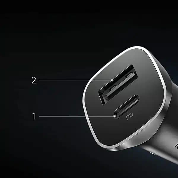 شارژر فندکی 30 وات با دو پورت USB-A و USB-C یوگرین مدل CD130 — تصویر ۶