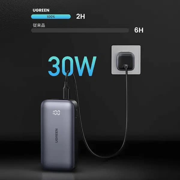 پاور بانک دو پورت 30W با ظرفیت 10000mAh یوگرین مدل PB502 — تصویر ۶