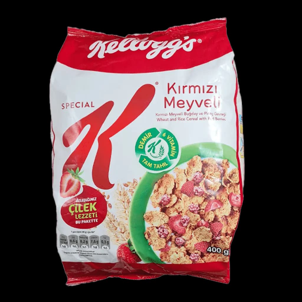 کورن فلکس اسپشیال k میوه های قرمز 400گرم