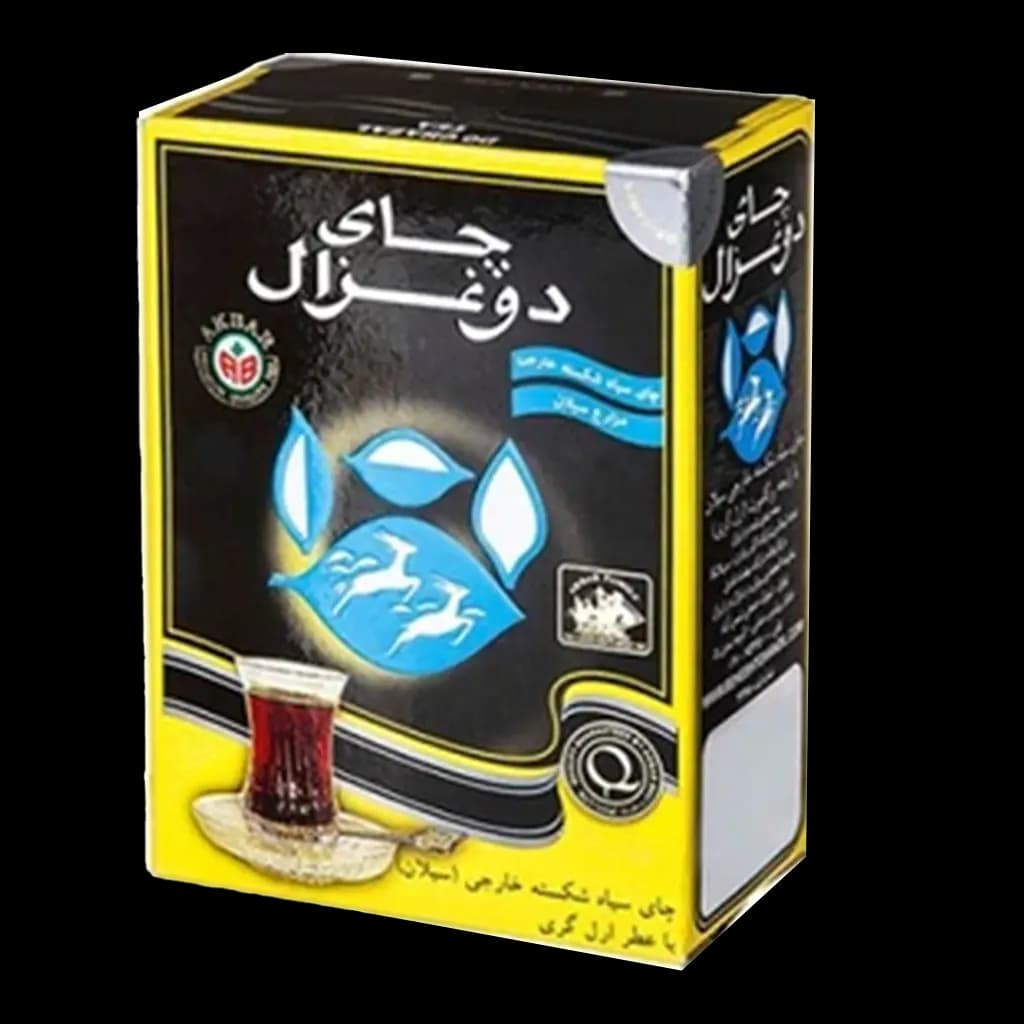 چای دو غزال با رایحه ارل گری 500 گرم