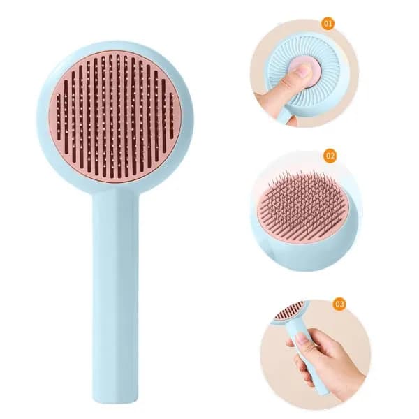برس موی حیوانات خانگی با دکمه تخلیه مو SWIRL Pet Brush — تصویر ۲