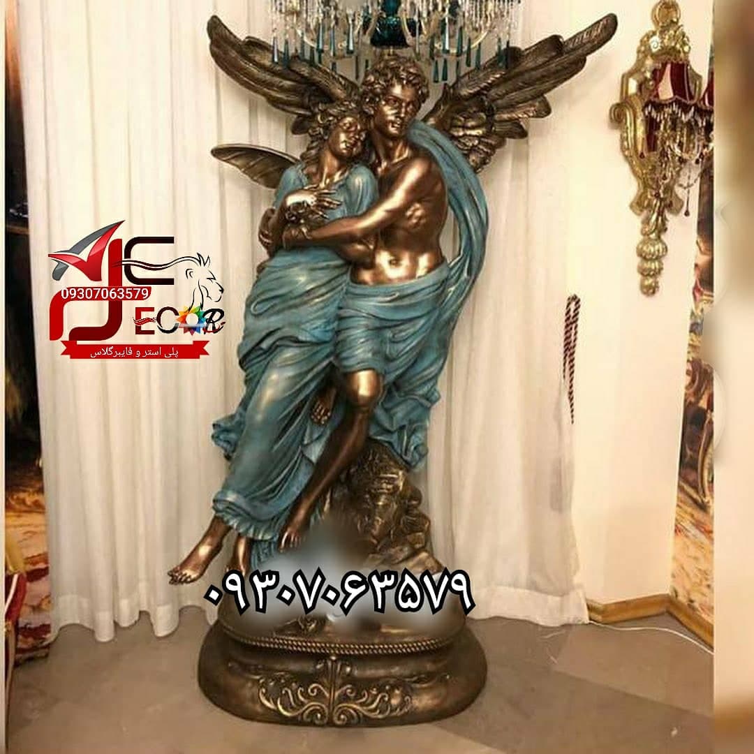 مجسمه آدم و حوا بالدار کوچک — تصویر ۶