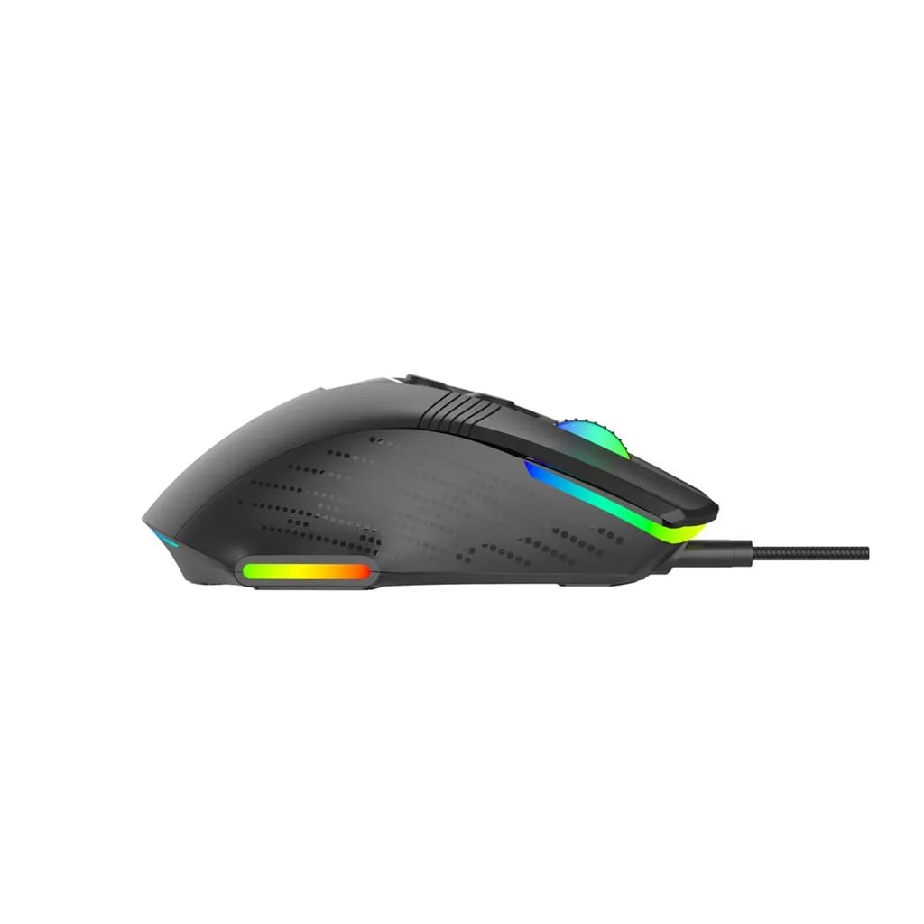 ماوس با سیم گیمینگ مدل PDX320 پرودو گیمینگ (PDX320) Porodo Gaming 9D Wired Mouse DPI 12800 with 13 Modes RGB Light — تصویر ۴