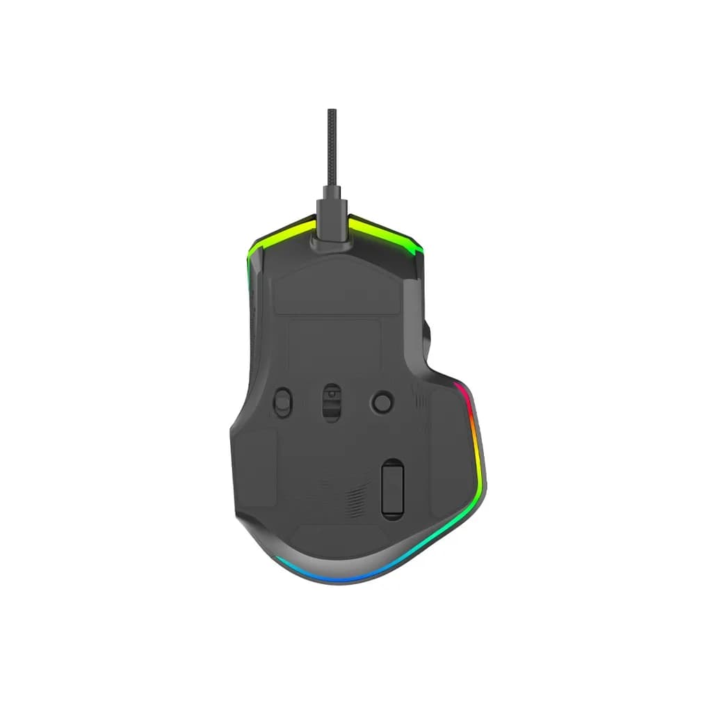 ماوس با سیم گیمینگ مدل PDX320 پرودو گیمینگ (PDX320) Porodo Gaming 9D Wired Mouse DPI 12800 with 13 Modes RGB Light — تصویر ۶