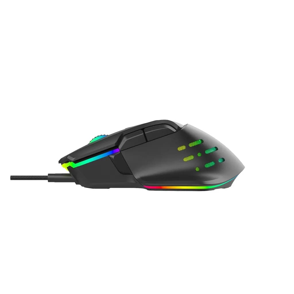 ماوس با سیم گیمینگ مدل PDX320 پرودو گیمینگ (PDX320) Porodo Gaming 9D Wired Mouse DPI 12800 with 13 Modes RGB Light — تصویر ۵