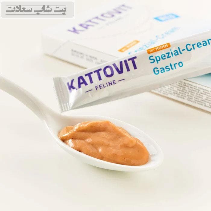 بستنی گربه گسترو کتوویت طعم مرغ Kattovit Gastro Chicken وزن 15 گرم — تصویر ۲