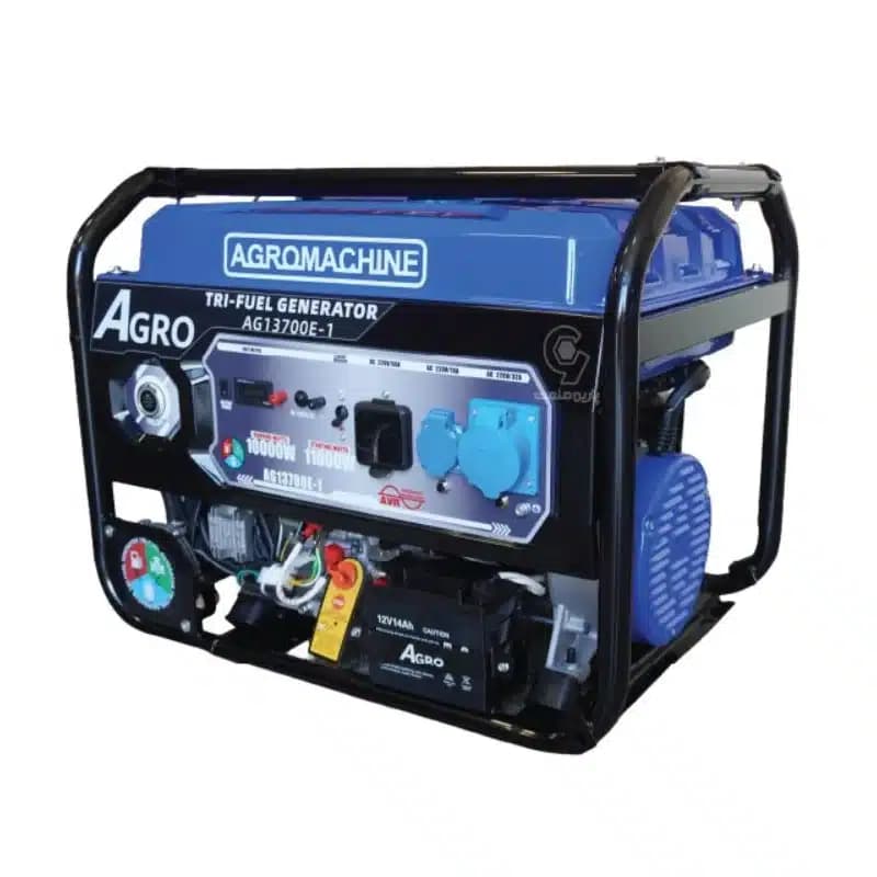 موتور برق سه گانه سوز آگرو 11 کیلووات مدل AG13700E-1 تک فاز استارتی