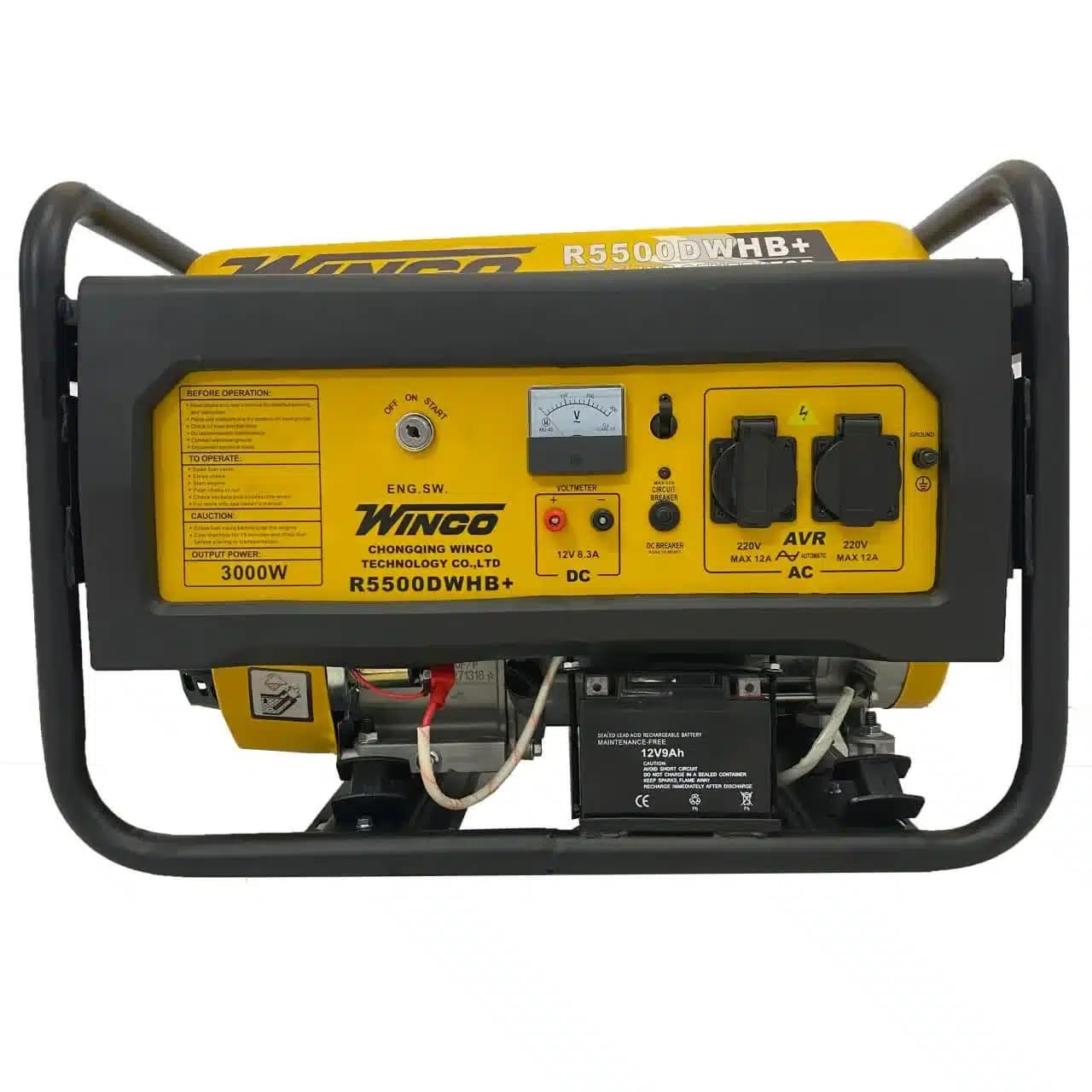 موتور برق وینکو 3 کیلووات مدل +R5500DWHB استارتی