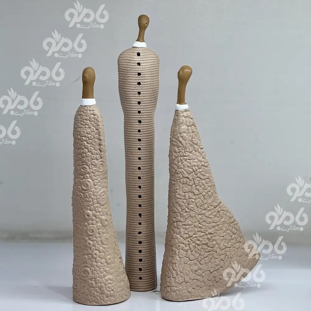 مجسمه رزین آدمک کبریتی کوچک تکی