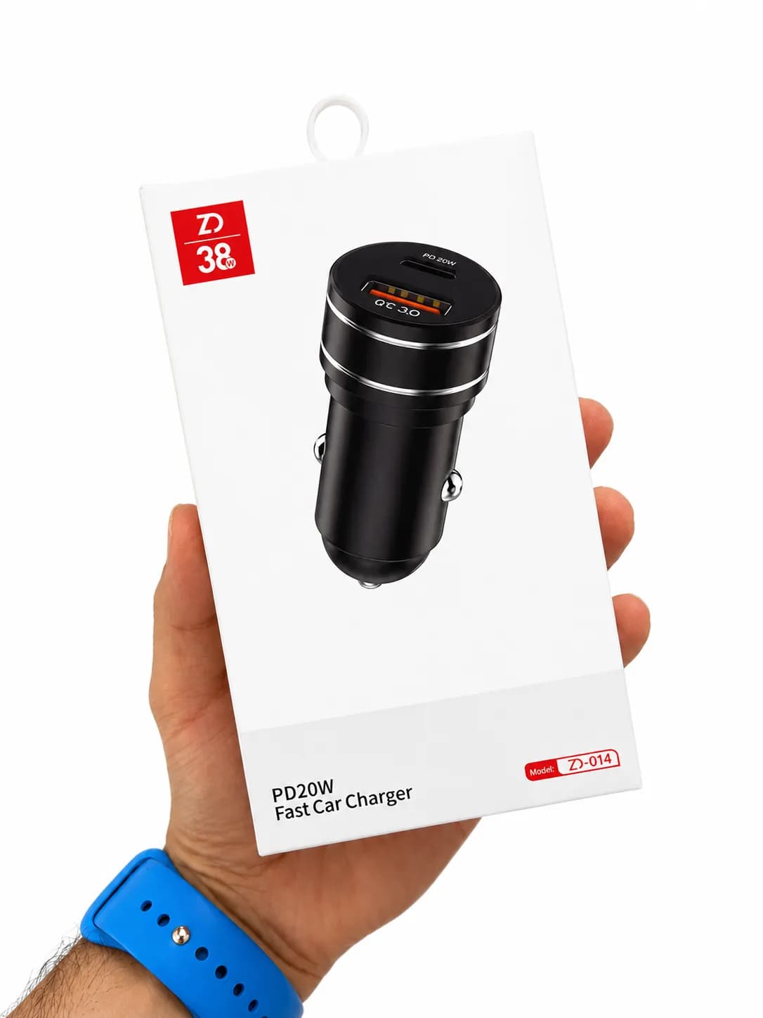 شارژر فندکی خودرو مدل ZD-014 — تصویر ۳