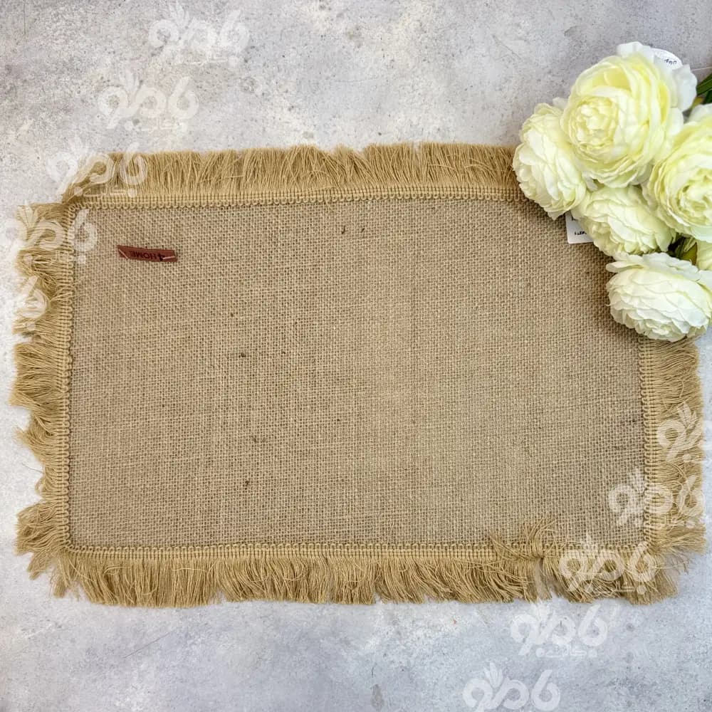 زیر بشقابی رشته ای مستطیل 30*45سانت کد6