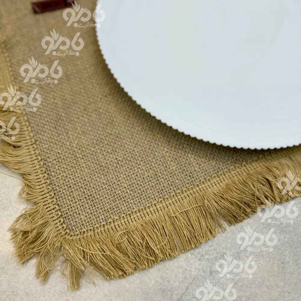 زیر بشقابی رشته ای مستطیل 30*45سانت کد6 — تصویر ۵