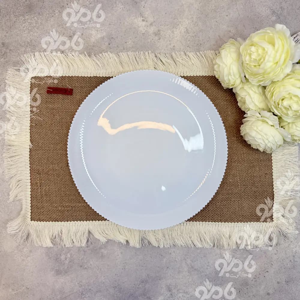 زیر بشقابی رشته ای مستطیل 30*45سانت کد6 — تصویر ۲