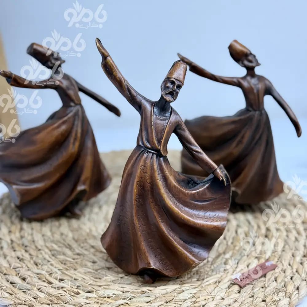 مجسمه رزین3عددی رقص سماء بزرگ — تصویر ۲