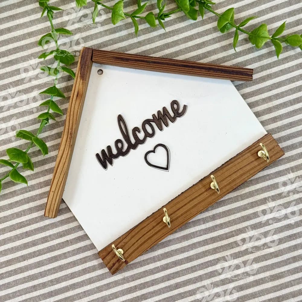 جاکلیدی چوبی کلبه ولکام دار