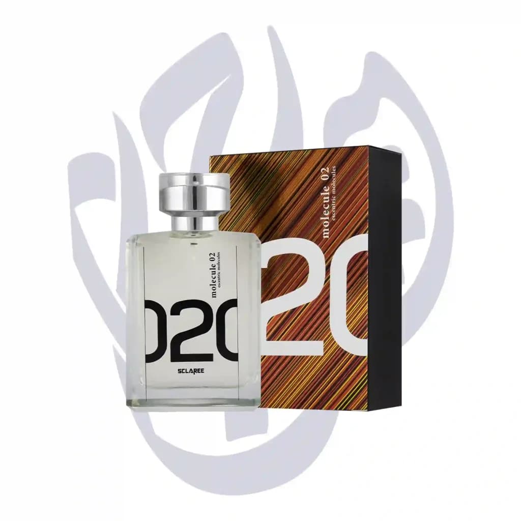ادوپرفیوم اسکلاره Sclaree مدل ملکول Molecule 02 حجم 100 میلی لیتر طرح مارک — تصویر ۲