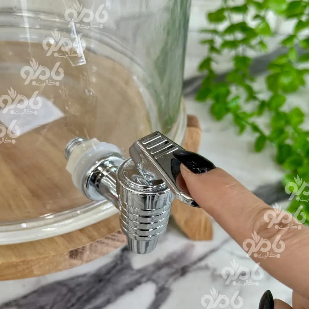 کلمن شیشه ای آرکو 1طبقه چوبی ساده — تصویر ۳