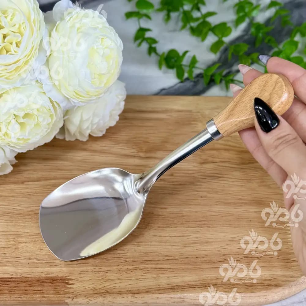 چوبی استیل ترمو قاشق جدید z68
