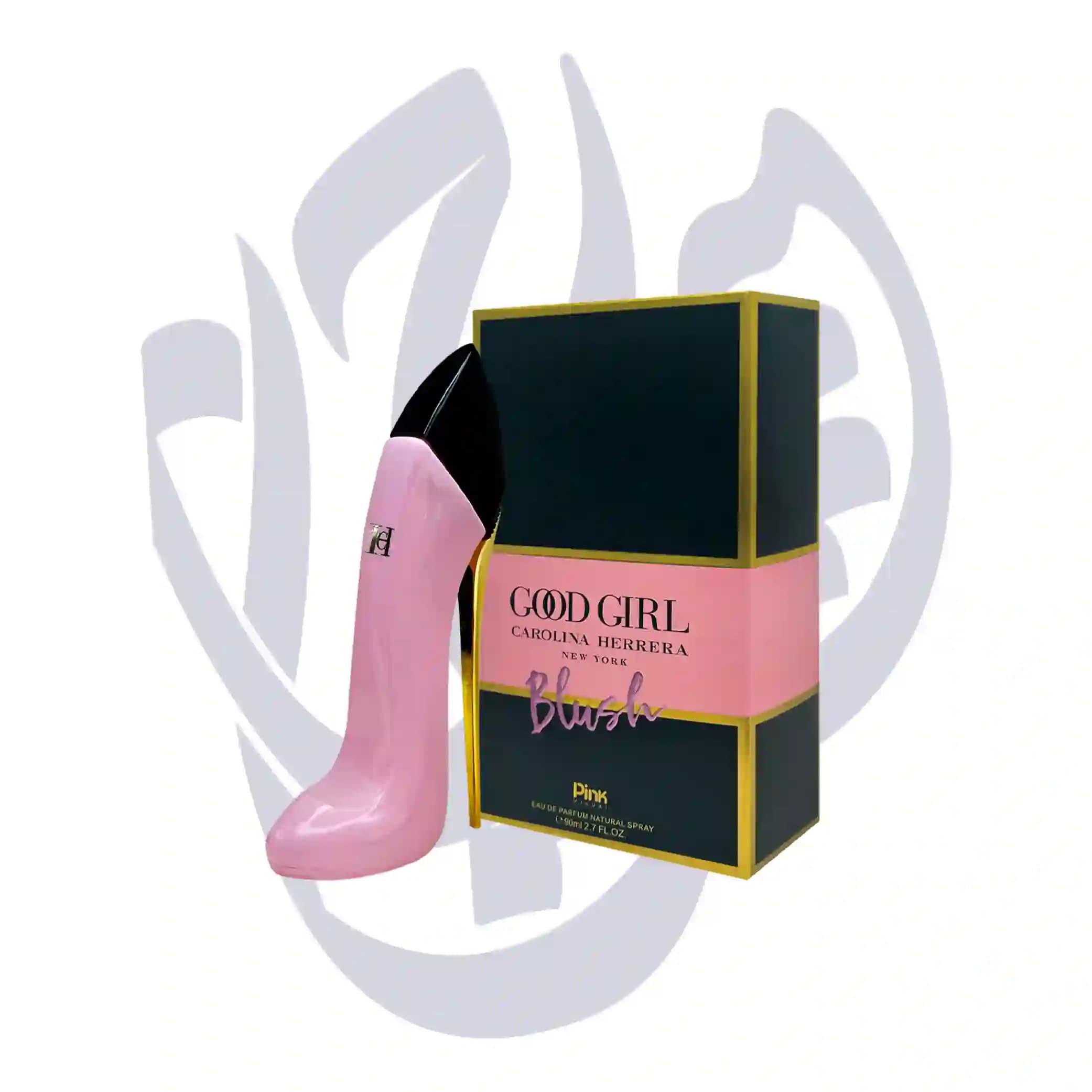 ادکلن ادوپرفیوم زنانه پینک ویژوآل Pink مدل گودگرل بلاش Good Girl Blush حجم 90 میلی لیتر طرح مارک