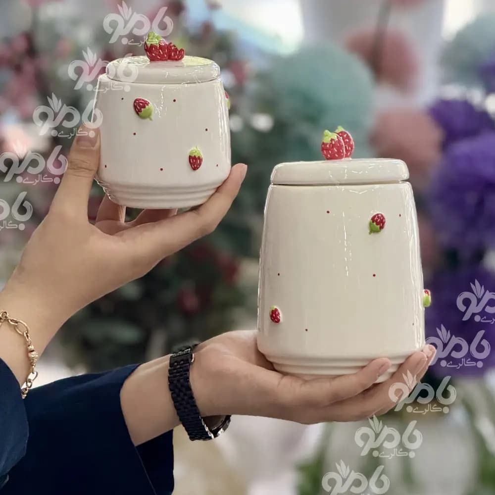 بانکه سرامیکی توت فرنگی تانیا — تصویر ۲