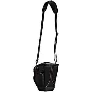 کیف دوربین آمازون بیسیک هولستر AmazonBasics Holster برای دوربین های DSLR (مشکی) — تصویر ۲