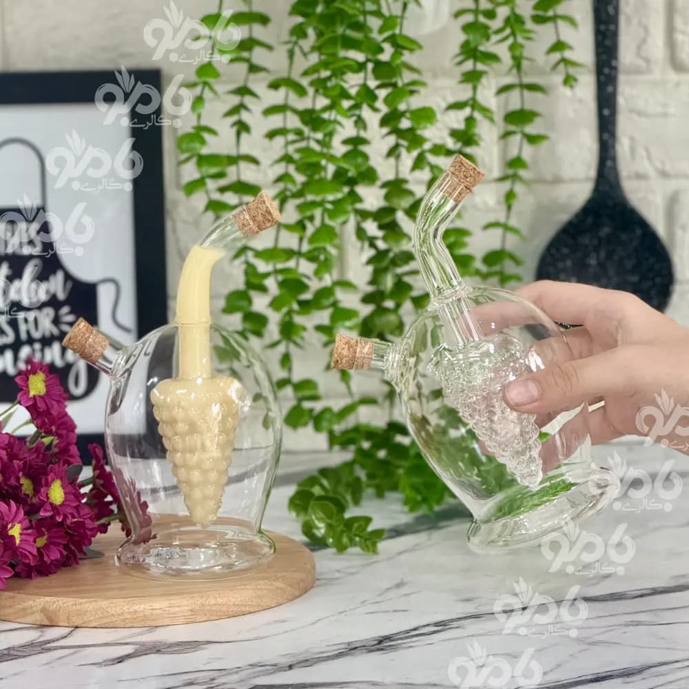 بطری پیرکس آبلیمو دوجدار انگور تپل — تصویر ۳