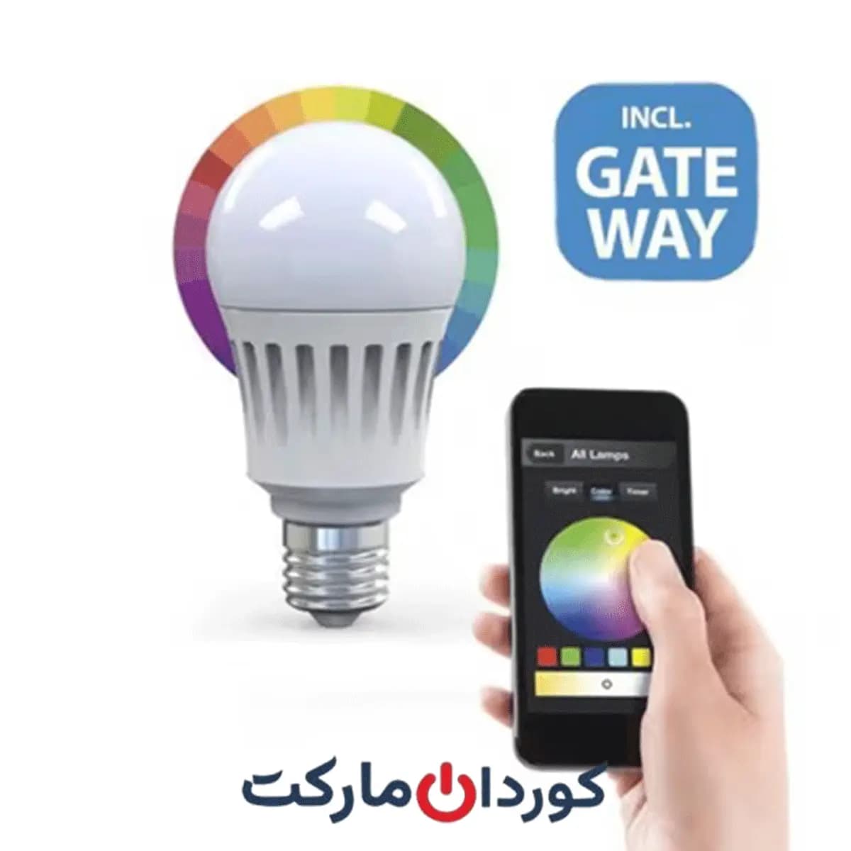 لامپ LED هوشمند لوکس آس luxxus مدل NCL102 پایه E27 — تصویر ۵