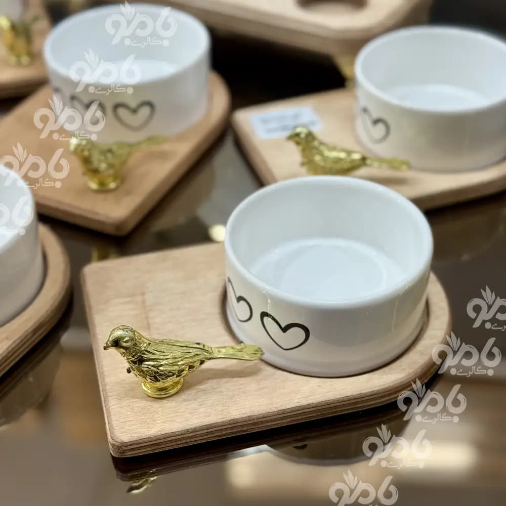 هفت سین چوبی پلای گنجشک قلبی — تصویر ۳