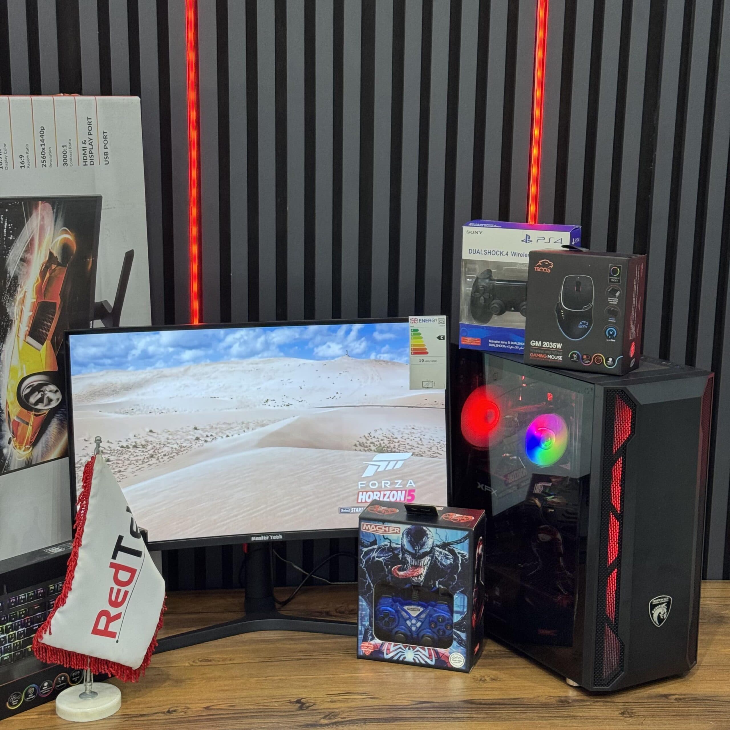 کیس گیمینگ Core i5 RGB نسل 6 رم 32 گرافیک 8 اس اس دی 256 گیگ با Hdd1 ترا (2سال) کد CS20 — تصویر ۵