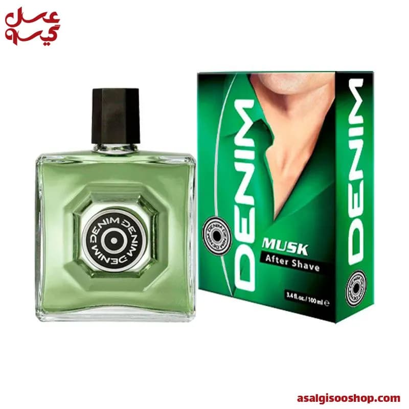 افترشیو دنیم مشک مخصوص آقایان حجم ۱۰۰ میلی‌لیتر | Denim Musk After Shave for Men 100ml | کد 2913