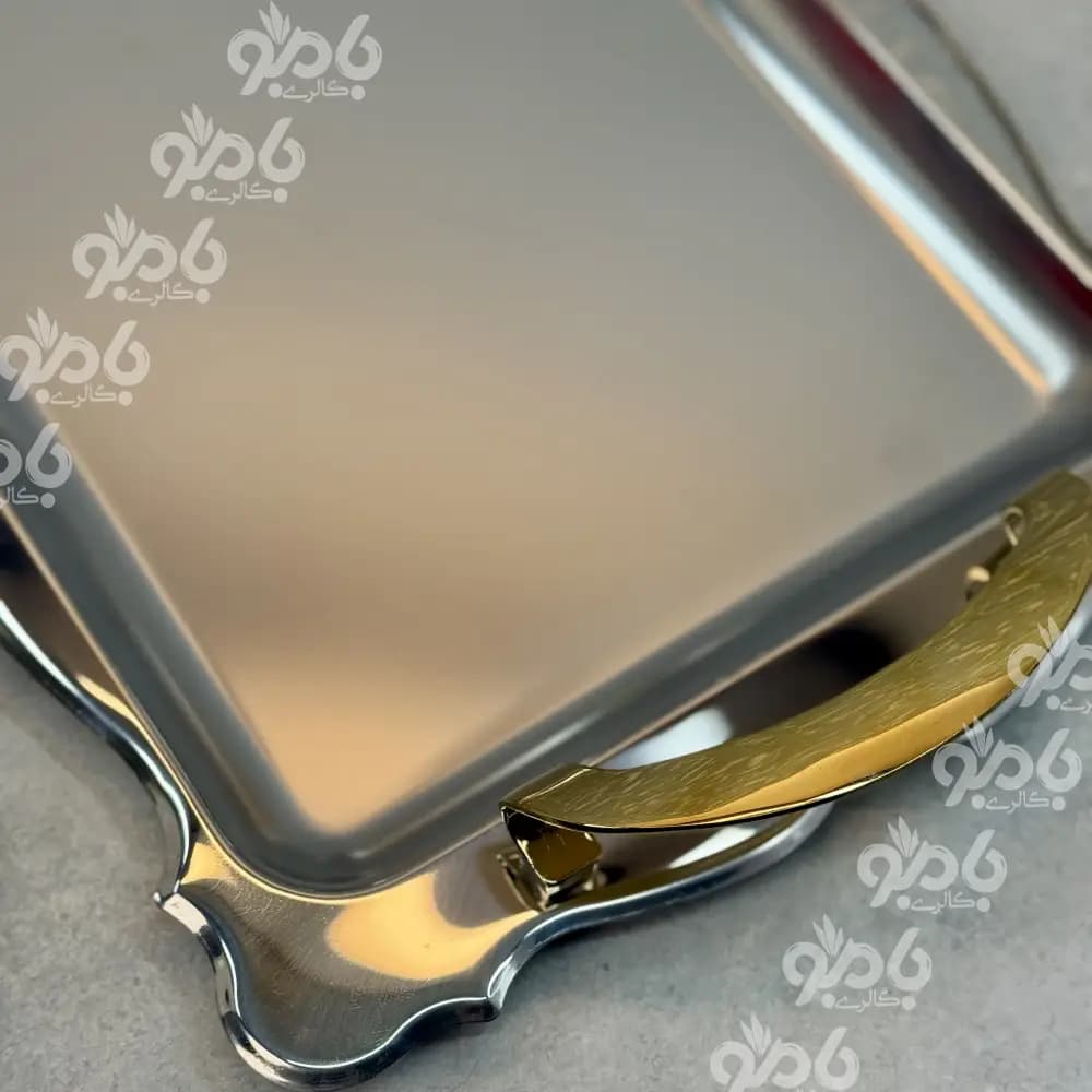 سینی استیل فریکوک مستطیل 2رنگ0063 — تصویر ۳