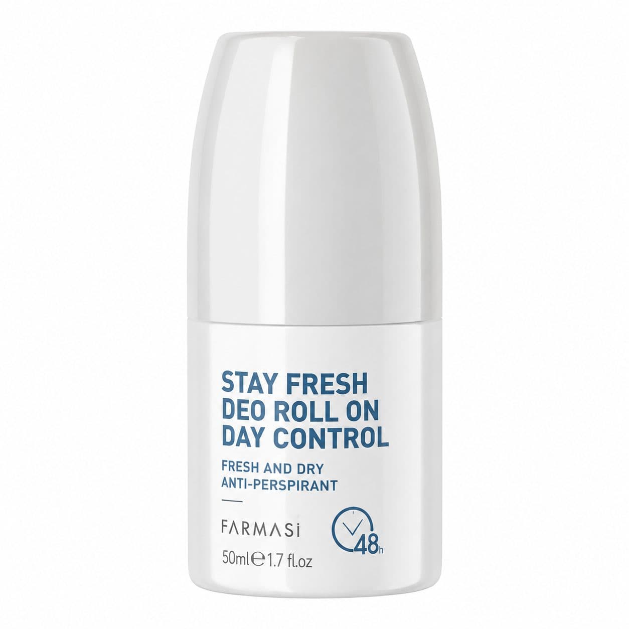 دئودورانت رولی فارماسی سری استی فرش و ماسکولین Farmasi Stay Fresh & Masculine Deo Roll-On 50ml — تصویر ۲