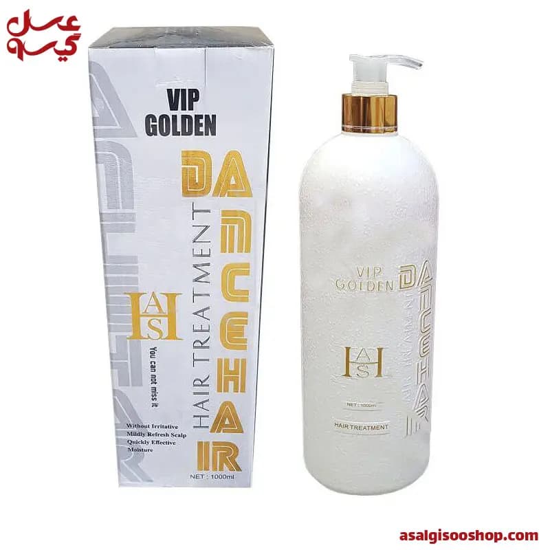 ماسک احیا و ترمیم‌کننده مو دنس هیر مدل Dense Hair حجم 1000 میل | Dense Hair Professional Repair & Shine Hair Mask 1000ml | کد 2897
