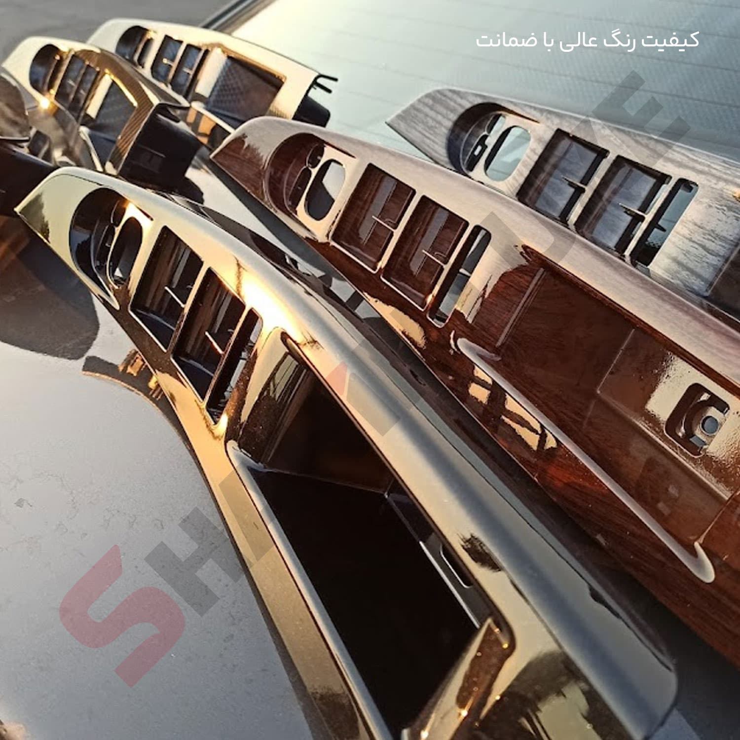 ست 8 تکه دکوراتیو کابین خودرو شاهین — تصویر ۳