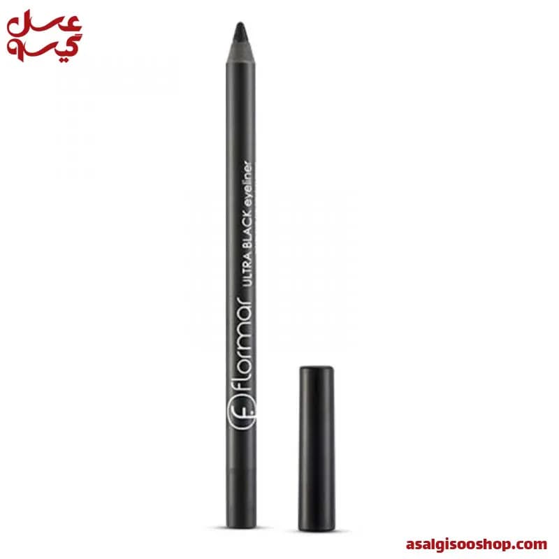 مداد چشم فلورمار مدل Ultra رنگ مشکی | FLORMAR Ultra Black Eye Pencil | کد 2879
