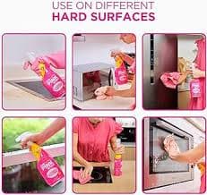 مایع پاک‌کننده چندمنظوره The Pink Stuff The Miracle Multi-Purpose Cleaner 850ml اروپایی — تصویر ۴