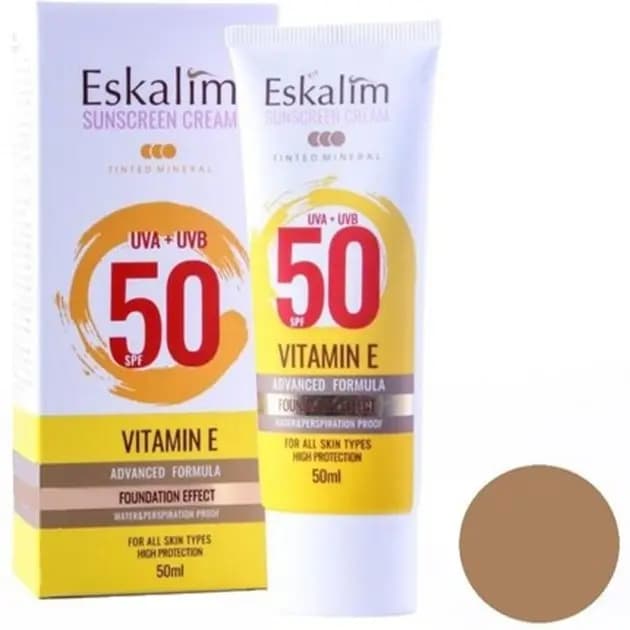 ضد آفتاب رنگی اسکالیم spf 50 شماره 04 حجم 50 میلی لیتر