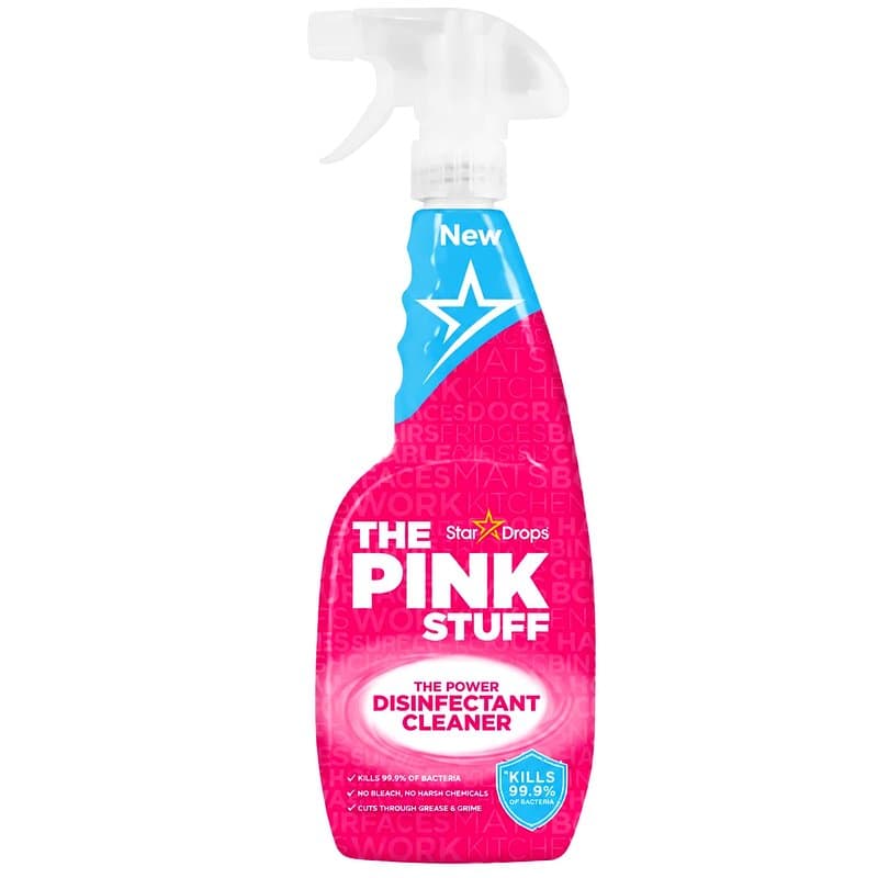 اسپری ضدعفونی‌کننده چند منظوره The Pink Stuff Power Disinfectant Cleaner Spray 750ml اروپایی